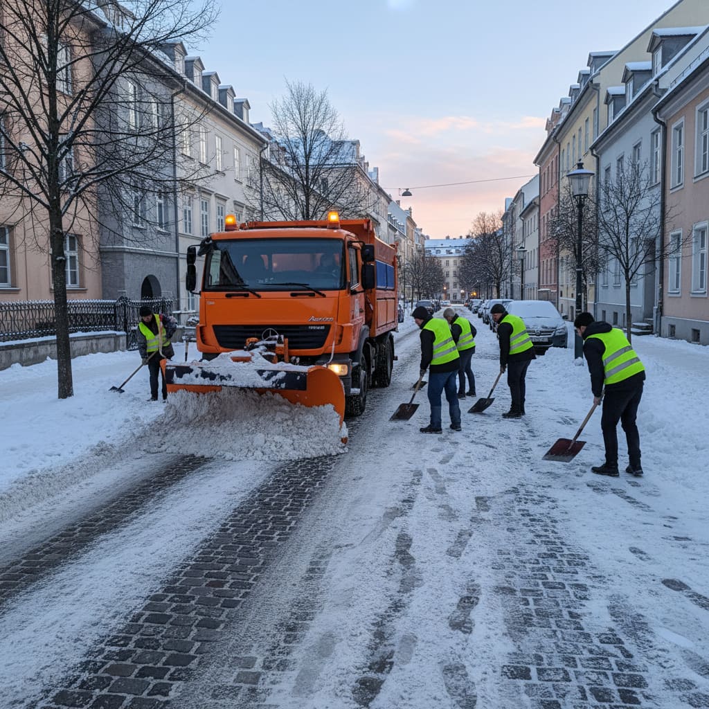 Schneeräumung in Wien